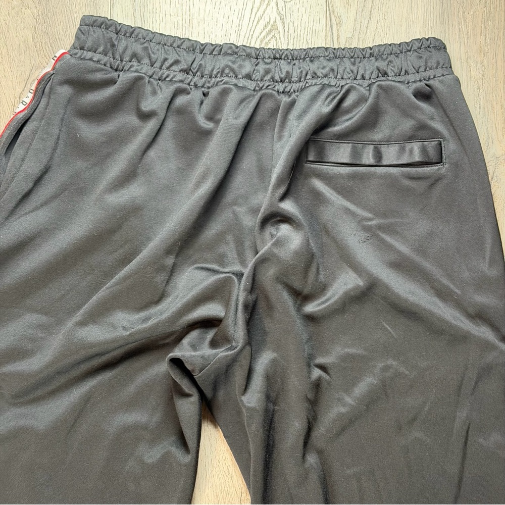 Jordan Track Pants Mens XL Black Tape Side Stripe Joggers Cuffed AQ2696-010 - Picture 8 of 12